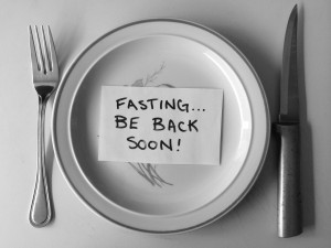 Fasting black and white
